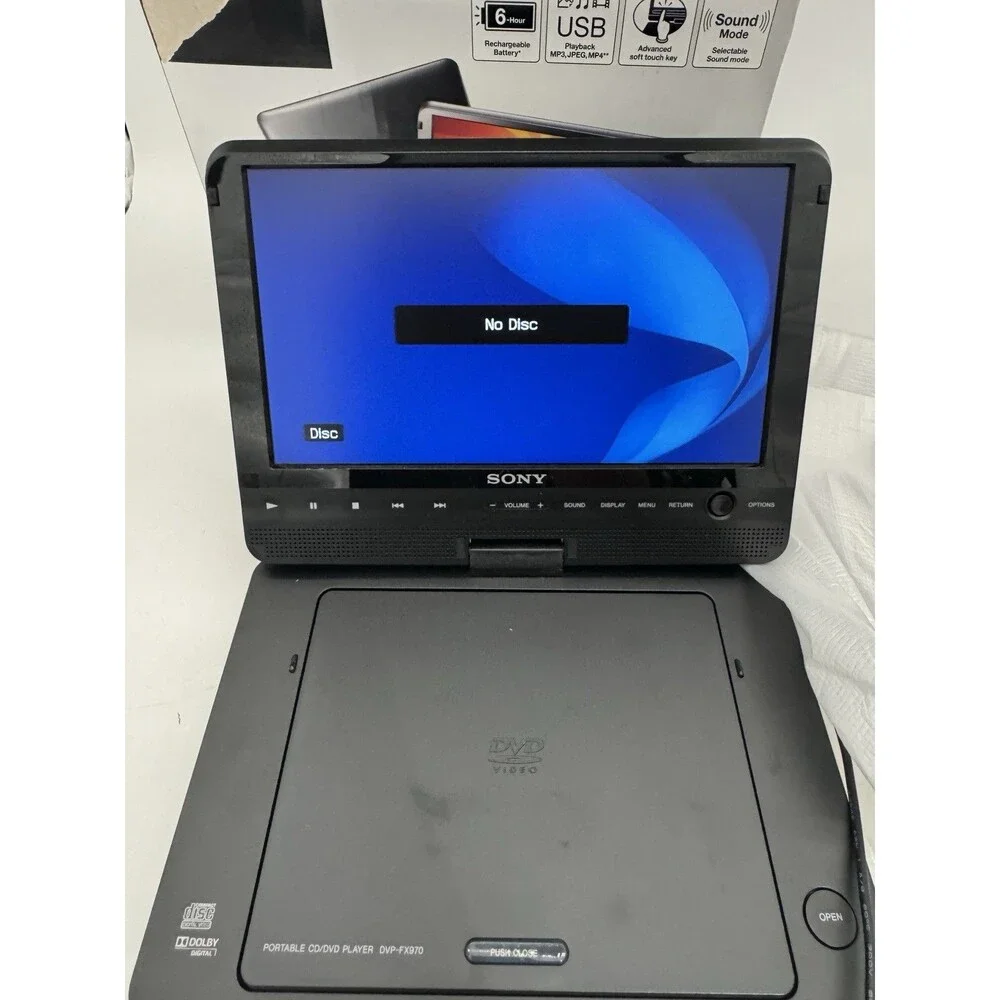 Sony Portable DVD Player DVP-FX970 Black 9
